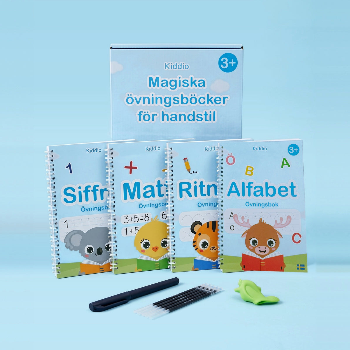 Kiddio Magiska övningsböcker för handstil