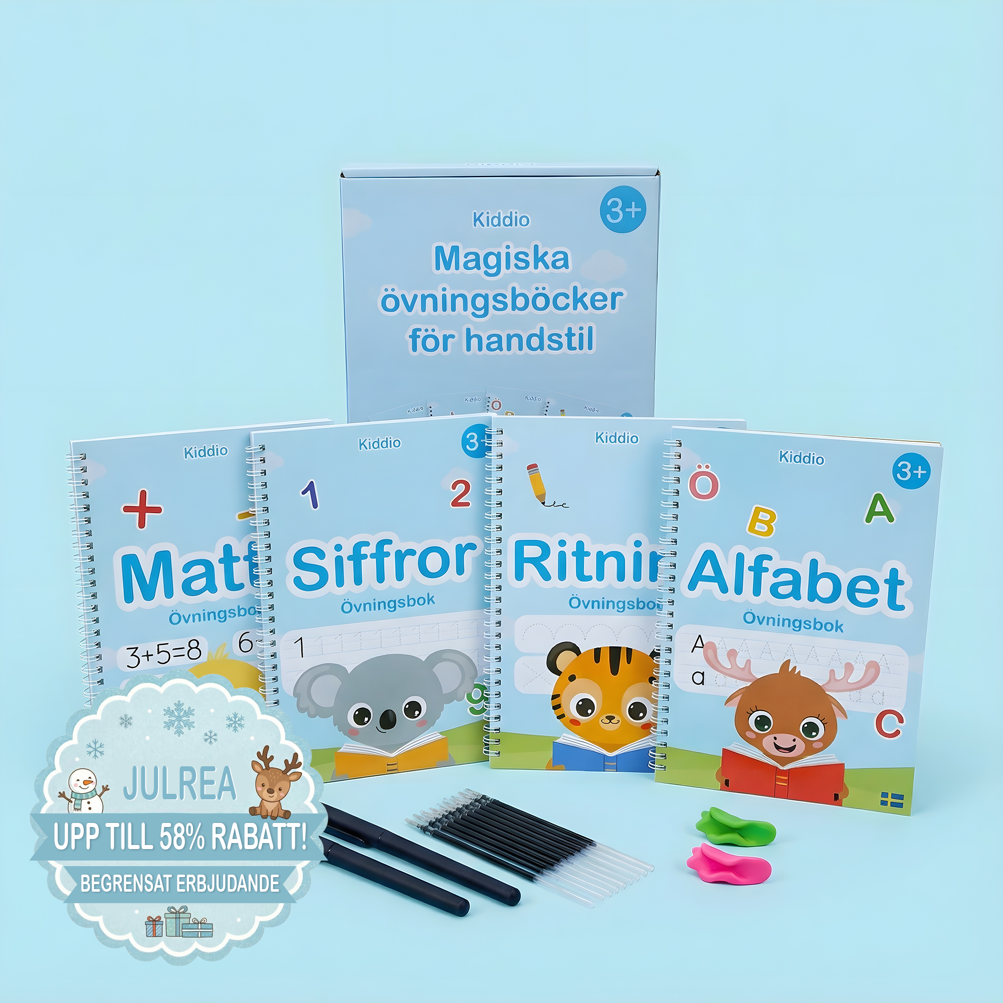 Kiddio™️ Magiska handstilsböcker