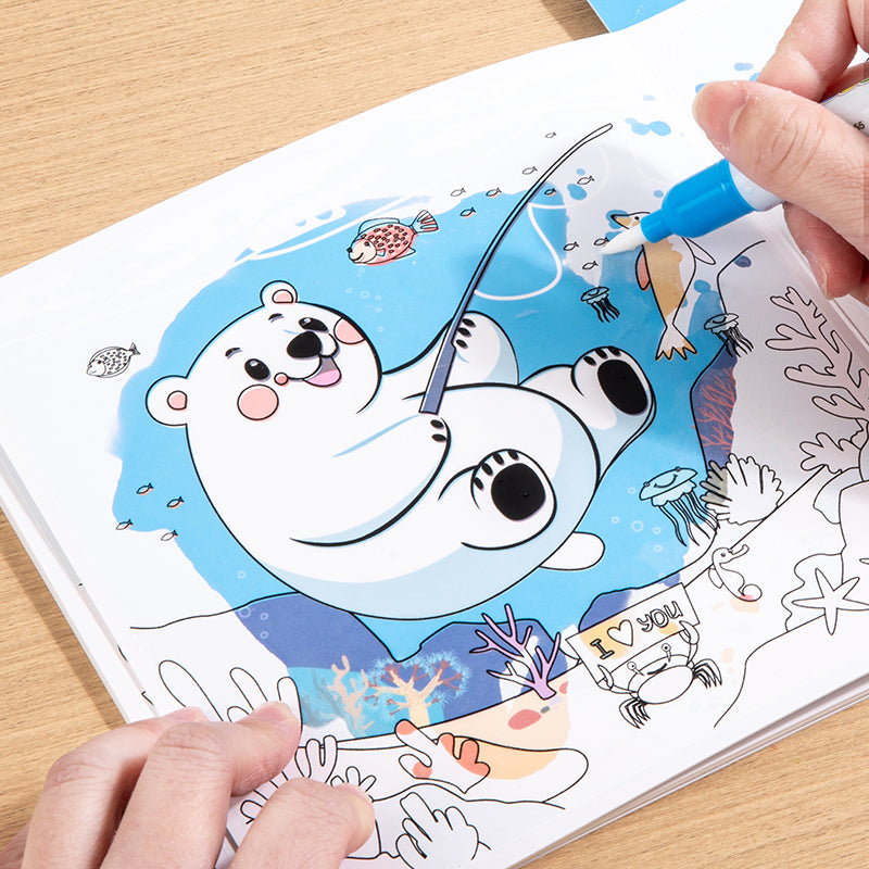 Kiddio™️ Magiska målarböcker