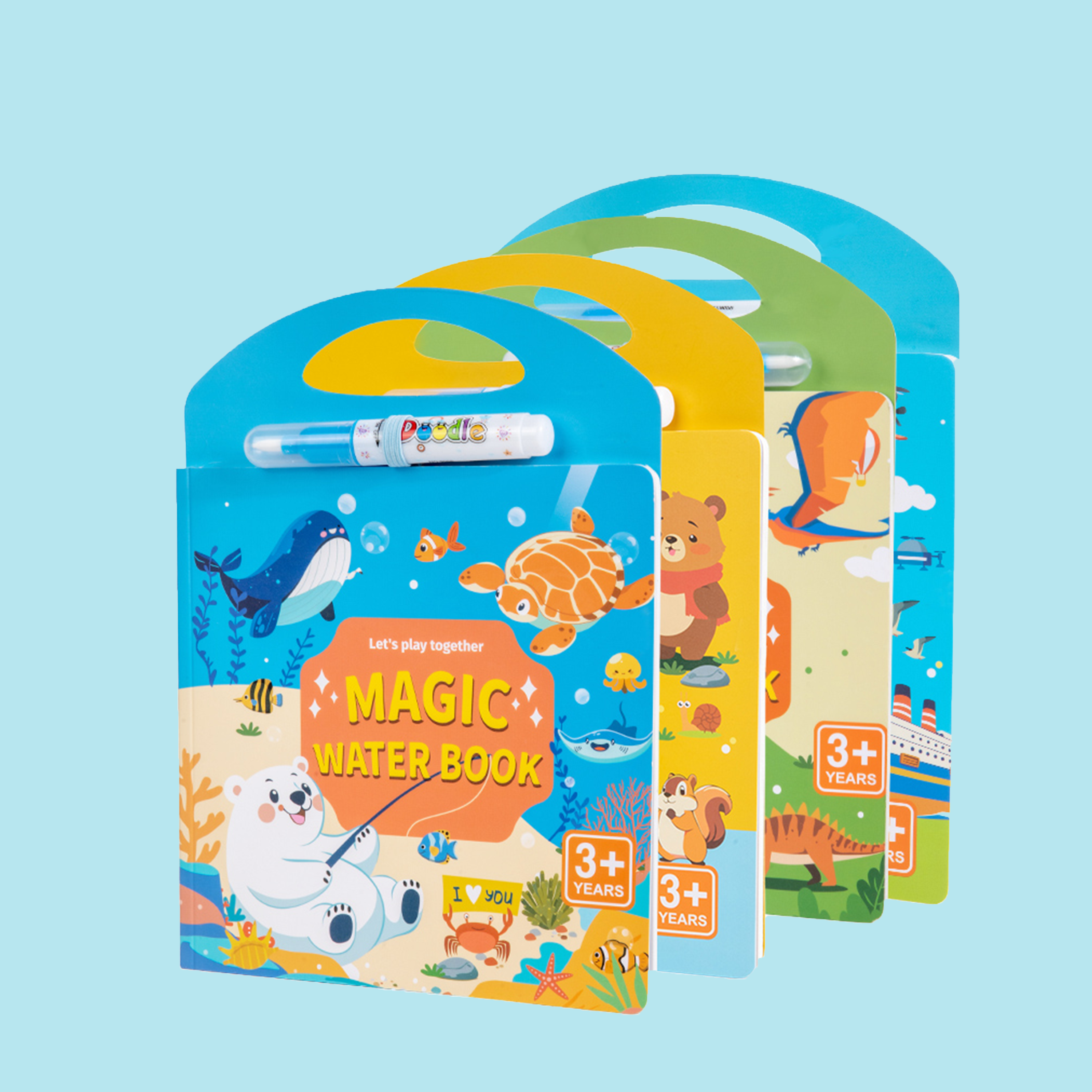 Kiddio™️ Magiska målarböcker