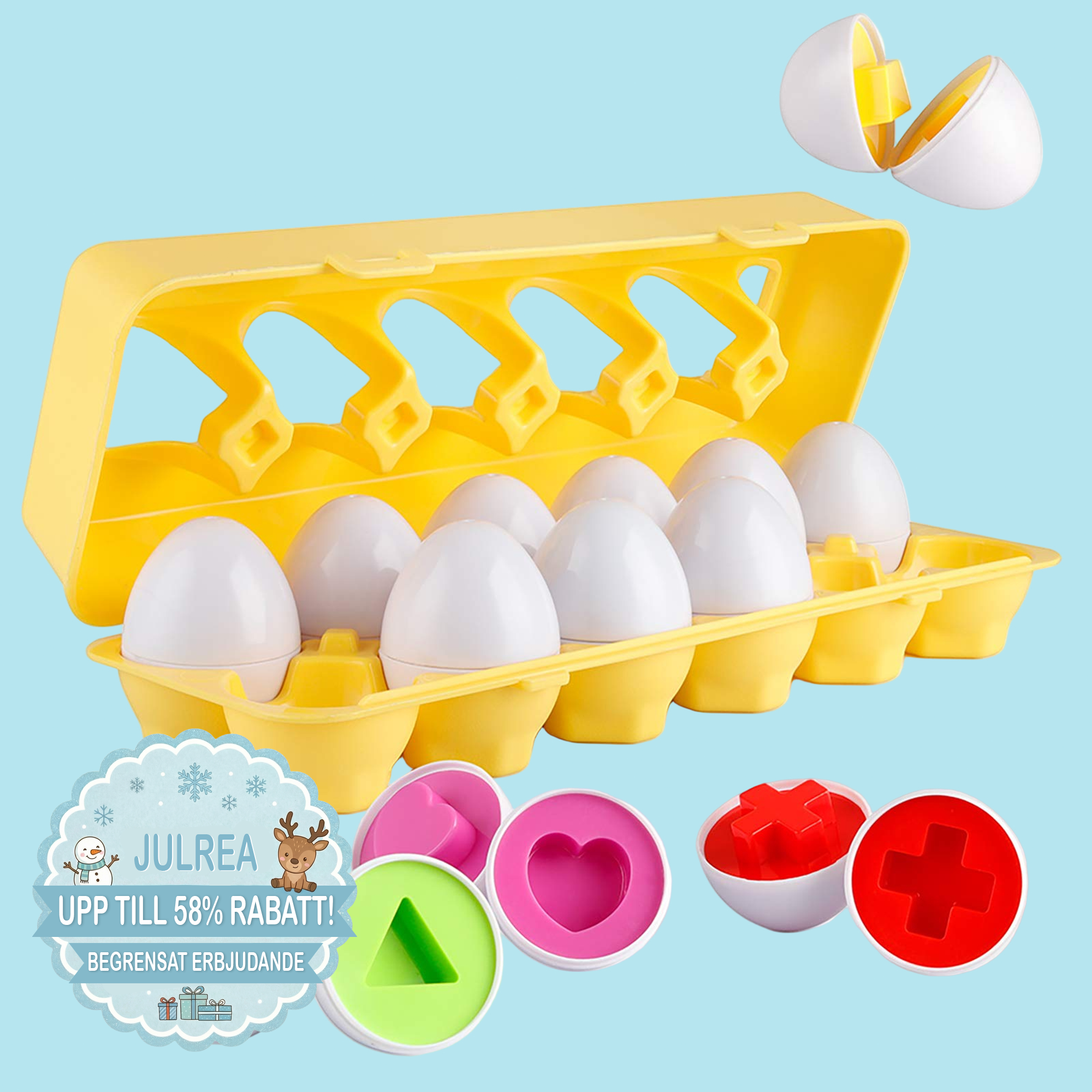 Kiddio™️ Geometriska ägg