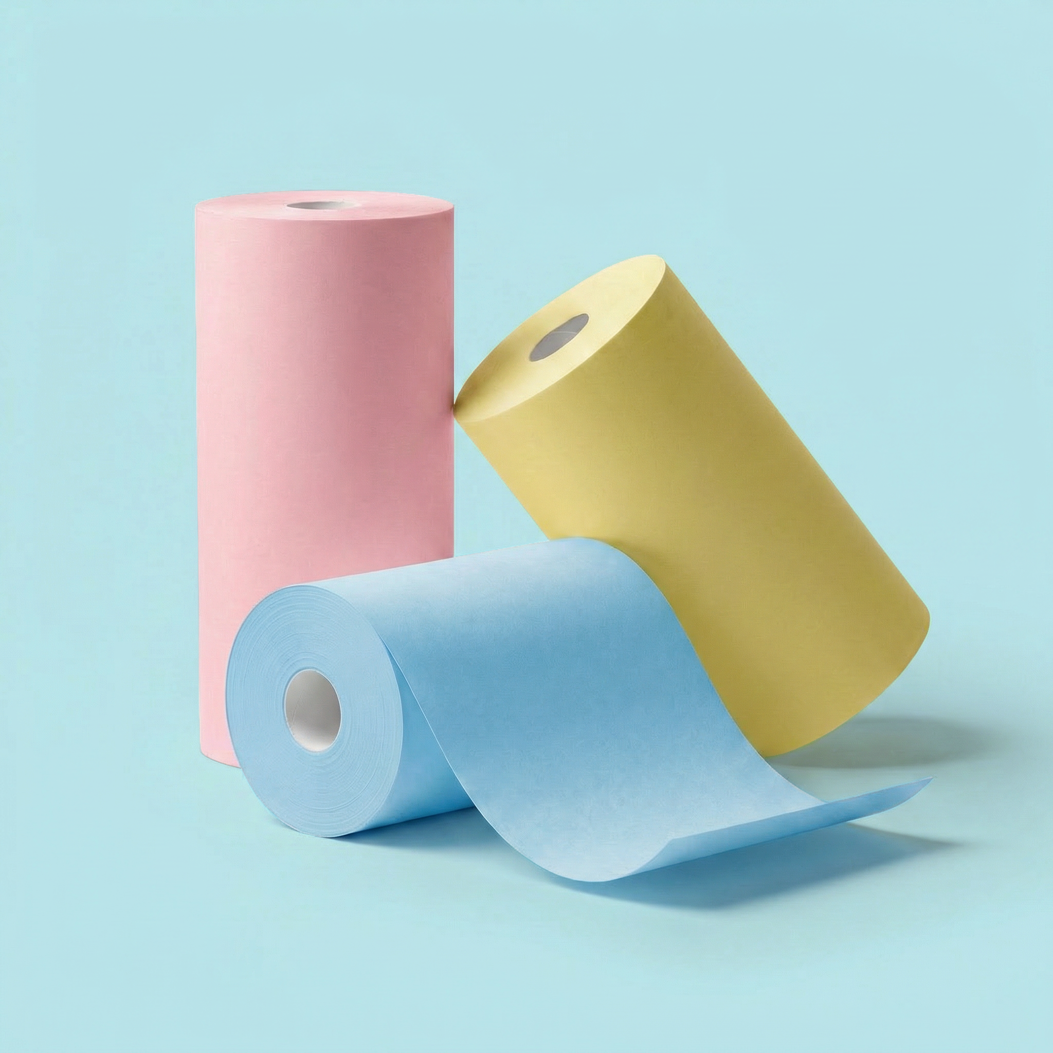 Printbuddy™ 3x Färgade Pappersrullar