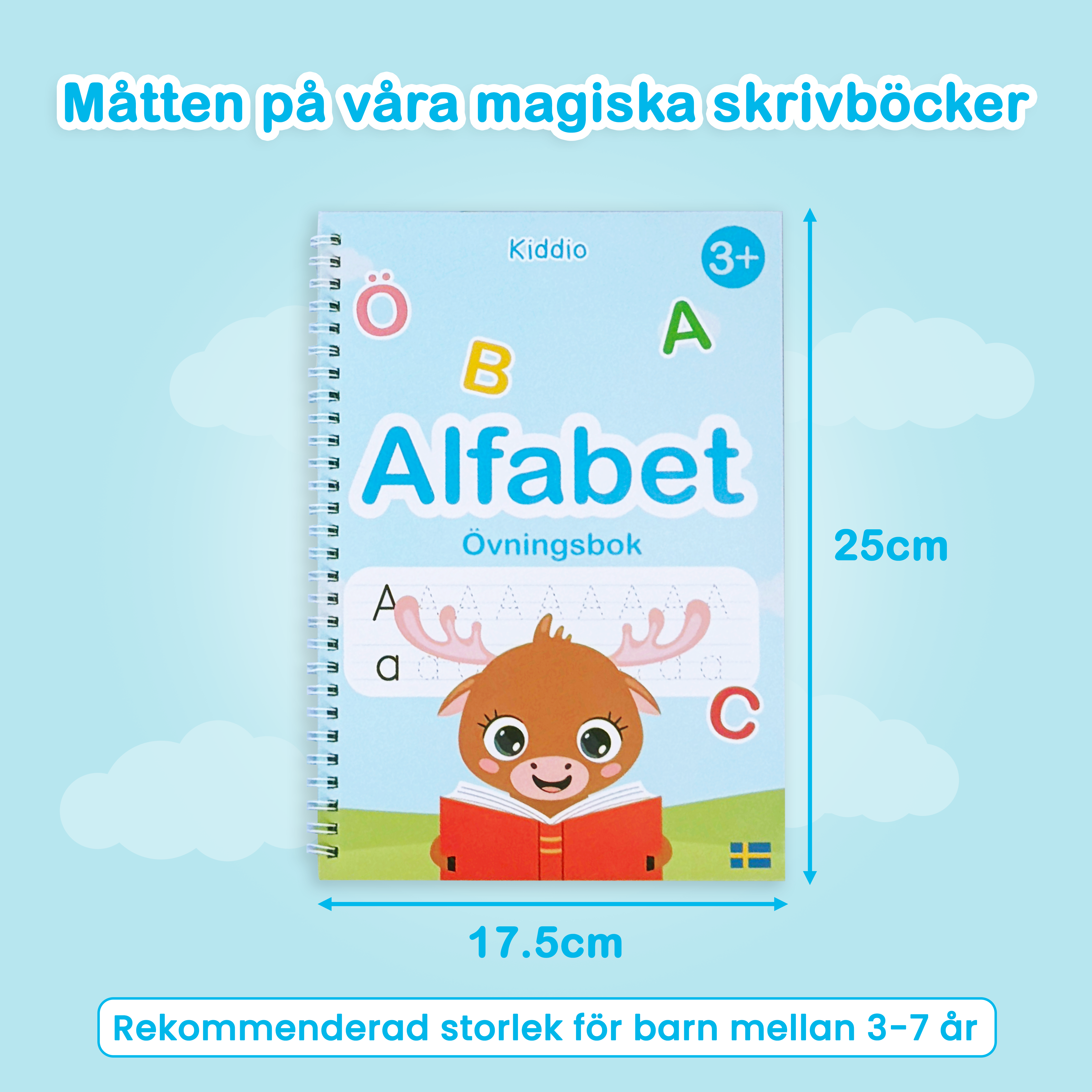 Kiddio™️ Magiska handstilsböcker