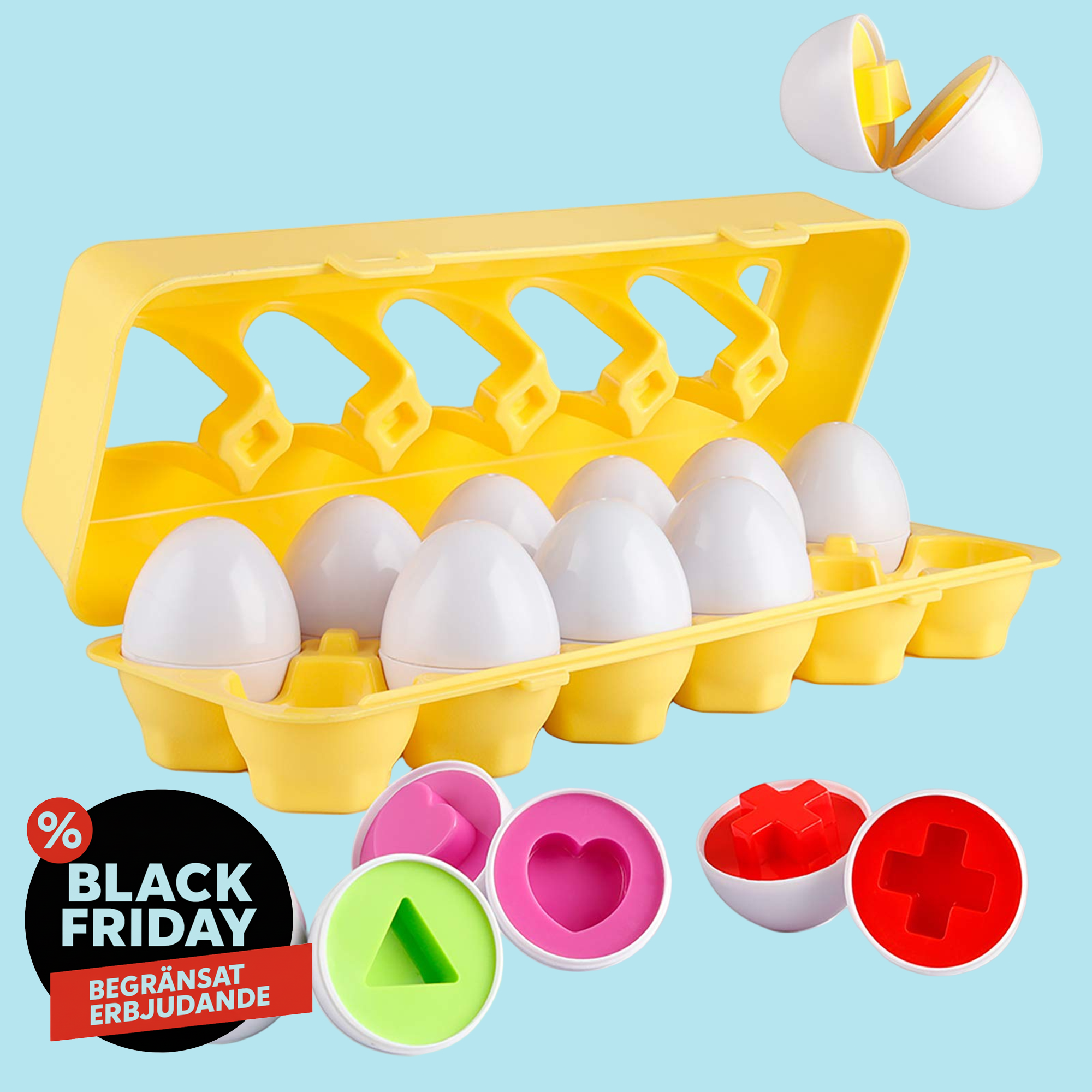 Kiddio™️ Geometriska ägg